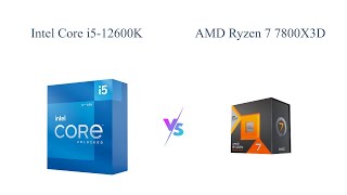 Intel Core i512600K vs AMD Ryzen 7 7800X3D 🆚 Which is Better [upl. by Territus]