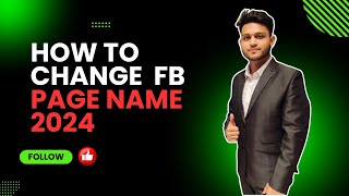 2024 FB Page Name Changing Method [upl. by Rex713]