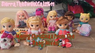 The Baby Alives open their presents Baby Alive Christmas Special [upl. by Anirbes569]