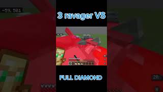 3 ravager VS minecraft subscribe NanuxX [upl. by Ennasus]