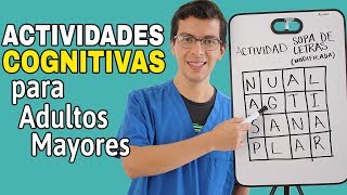 3 Actividades COGNITIVAS para Adultos Mayores fáciles y divertidas trabajando el lenguaje [upl. by Ardnuek]