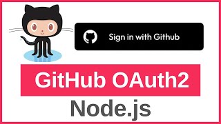 How to Add GitHub OAuth2 Login in Nodejs  GitHub OAuth2 Authentication with Passportjs 2024 [upl. by Mcgrody]