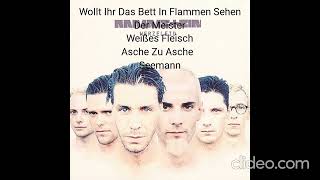 Rammstein  Herzeleid Side A  all songs played at the same time Unofficial Reliese [upl. by Adora]