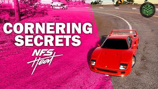 NFS Heat Cornering Secrets  Hidden Cornering Techniques Guaranteed to Make You Faster [upl. by Icaj]