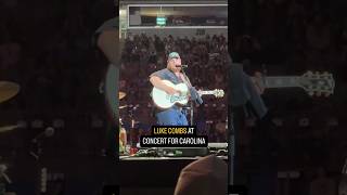 Luke Combs at Concert for Carolina lukecombs country countrymusic [upl. by Airbmat]