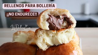 Relleno para Bollería Fácil  De Chocolate con leche y Blanco ladulceeva [upl. by Danby391]