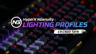 HyperX Alloy Elite RGB Color and Effect Setup with C9 CSGO Tarik [upl. by Genvieve]