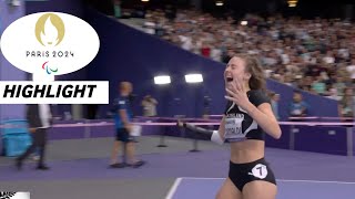 New Zealand Grimaldi Gets First  Paralympic Athletics Womens 200m T47 Final Highlights 2024 [upl. by Neri]