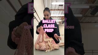 BALLET CLASS PREP balletclassballerinawarmupathleteprepballettrainingpointeshoesprepare [upl. by Okram]