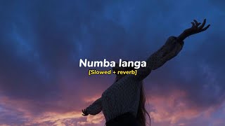 Numba langa quotනුබ ලගquot  yohani song  slowed  reverb [upl. by Abroms]