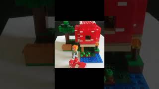 The Mushroom House Stopmotion lego minecraft [upl. by Tesler812]