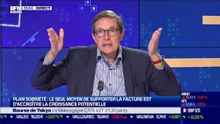 Cet économiste jette un coup de froid sur le plateau de BFM Business en évoquant le Frexit [upl. by Ava398]