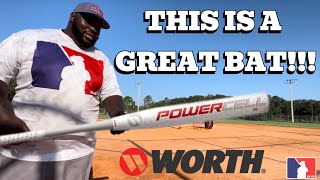 WORTH POWERCELL XXL USSSA SOFTBALL BAT REVIEW [upl. by Busch250]