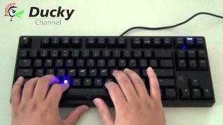 Ducky Shine 2 DK9087 Dragon 背光展示 Demo of Backlighting Effects [upl. by Alek710]