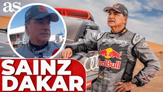 Las SENSACIONES de CARLOS SAINZ tras el primer día de DAKAR [upl. by Wyne257]