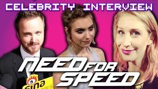 Need for Speed Hollywood Red Carpet Premiere with Aaron Paul Imogen Poots [upl. by Nelad219]