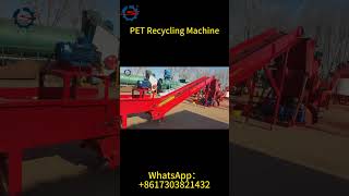 PET Recycling Machine Used To Recycle Waste PET Bottles Into Recycled PET Bottle Flakes [upl. by Assirac]