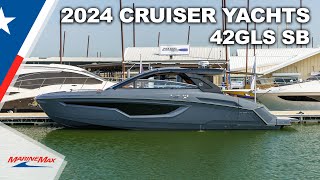 2024 Cruisers Yachts 42GLS South Beach Edition  MarineMax Dallas Yachts [upl. by Gerdi]