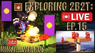 Exploring 2b2t LIVE ep 15  finding 1000 villages forest fires amp a whole lot of yapping [upl. by Gisele]