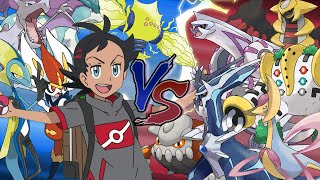 Pokemon Battle Theme Goh Vs Sinnoh Legendary Pokemon [upl. by Korie]