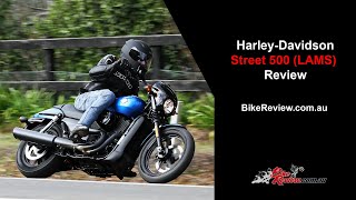 2018 Harley Davidson Street 500 LAMS Test  Bike Review [upl. by Reeva]