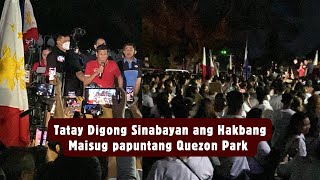 Tatay Digong SUMABAY sa Parada mula Freedom Park to Quezon Park Dumaguete City [upl. by Gehman]