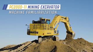 Komatsu PC200011 machine familiarization [upl. by Menell]