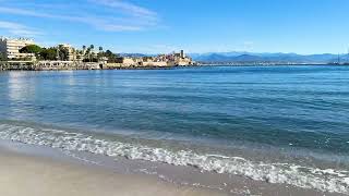 Antibes Best Beach Escape To The Calmest Beach In Côte D’Azur [upl. by Gayner]