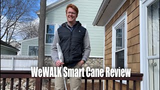 WeWALK Smart Cane for the Blind Review  First Impressions  OampM Specialist [upl. by Marras]