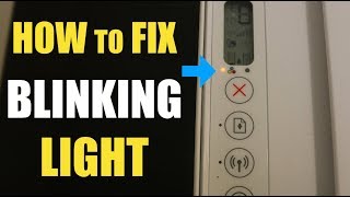 How To Fix HP Printer BLINKINGFLASHING Light [upl. by Lona]