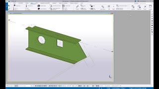 Tekla Structures Basics  Working with Different Types of Cuts [upl. by Brig972]