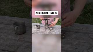 Mini Portable Rocket Stove Oven rocketstove bushcraft camping outdoors cooking [upl. by Grevera]