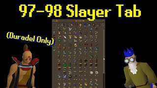 Loot from 9798 Slayer Bosses  Duradel Only [upl. by Llertram]