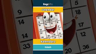 🇬🇧🇵🇱 calendar  kalendarz  vocabulary builder  learn English  Uczmy się angielskiego [upl. by Sonia448]