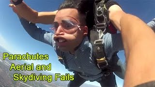 Parachutes Aerial and Skydiving Fails  Laugh Zone [upl. by Anivas]