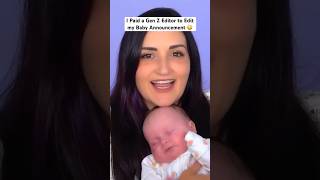 I Paid a Gen Z Editor to Edit my Baby Announcement …this is what I got 😳 [upl. by Nared400]