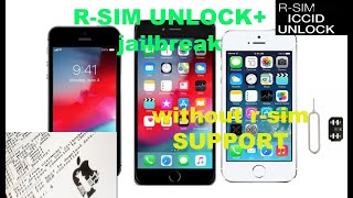 jailbreakrsim unlock iphone55s66plus without rsim SUPPORT [upl. by Marie-Jeanne]