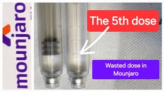 Why is fluid LEFT after LAST dose in the Mounjaro Kwikpen device Is this the 5th dose of mounjaro [upl. by Elias]