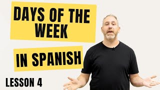 The Days of the Week in Spanish for Children  Educational Videos for Kids [upl. by Rabin]