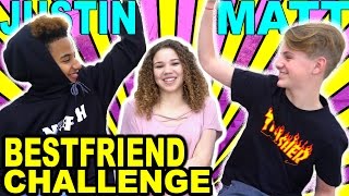 Best Friend Challenge MattyBRaps amp Justin ft Madison Haschak [upl. by Akined]