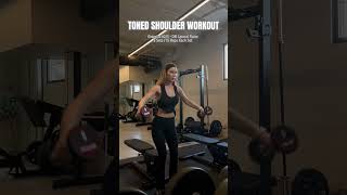 25 Dumbbell Lateral Raise — View my toned shoulder playlist for full workout [upl. by Namielus594]