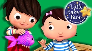 12345 Once I Caught a Fish Alive  Nursery Rhymes for Babies by LittleBabyBum  ABCs and 123s [upl. by Aisatal]