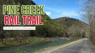 Biking Pennsylvania The Pine Creek Rail Trail The Grand Canyon of PA [upl. by Bunch]