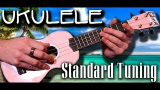 Online Ukulele Tuner  STANDARD TUNING  G  C  E  A [upl. by Subocaj492]