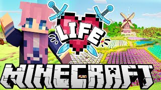 Flower Fields  Ep 4  Minecraft X Life SMP [upl. by Decima]