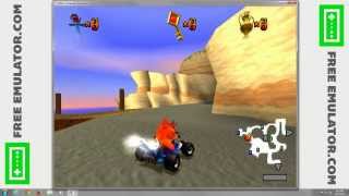 ePSXe Emulator 190  Crash Team Racing 1080p HD  Sony PS1 [upl. by Asiulana]