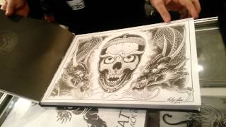 Tattoo Flash Black and White Book from Painfulpleasurescom [upl. by Yalahs26]