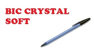 Les petits stylos5 BIC crystal soft [upl. by Klemperer]