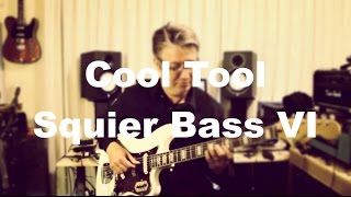 Cool Tool  Squier Bass VI [upl. by Porett205]