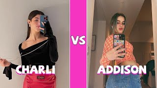 Charli Damelio Vs Addison Rae TikTok Dance Battle 2021 2022 [upl. by Hayikat403]